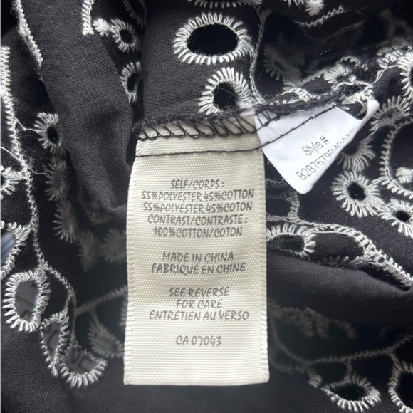 Adiva Black and White Patterned Blouse size XL - Picture 6 of 6